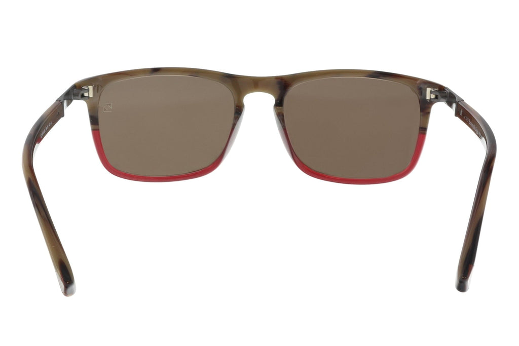 Ermenegildo Zegna EZ0045/S 65J Burgundy Square Sunglasses