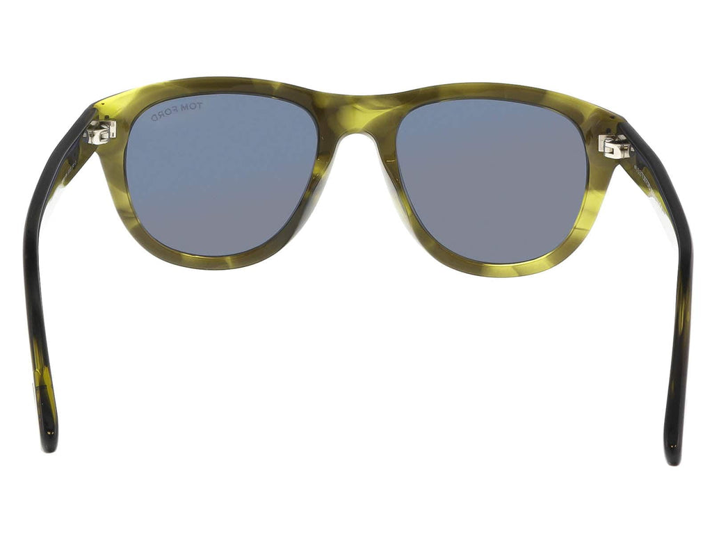 Tom Ford FT0520/S 98A BENEDICT  Green Round Sunglasses