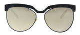 MCM MCM105S 001 Shiny Black    Tea Cup Sunglasses