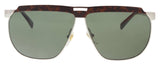 MCM MCM113S 724 Gold Tortoise Modified Rectangle Sunglasses