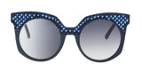 MCM MCM643SR 424 Blue Round Sunglasses