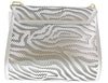 Roberto Cavalli Class  GQLPAZ 101 Silver Audrey 001 Small Shoulder Bag