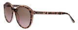 Michael Kors MK2048 325114 MAE Pink Tort Graphic Round Sunglasses