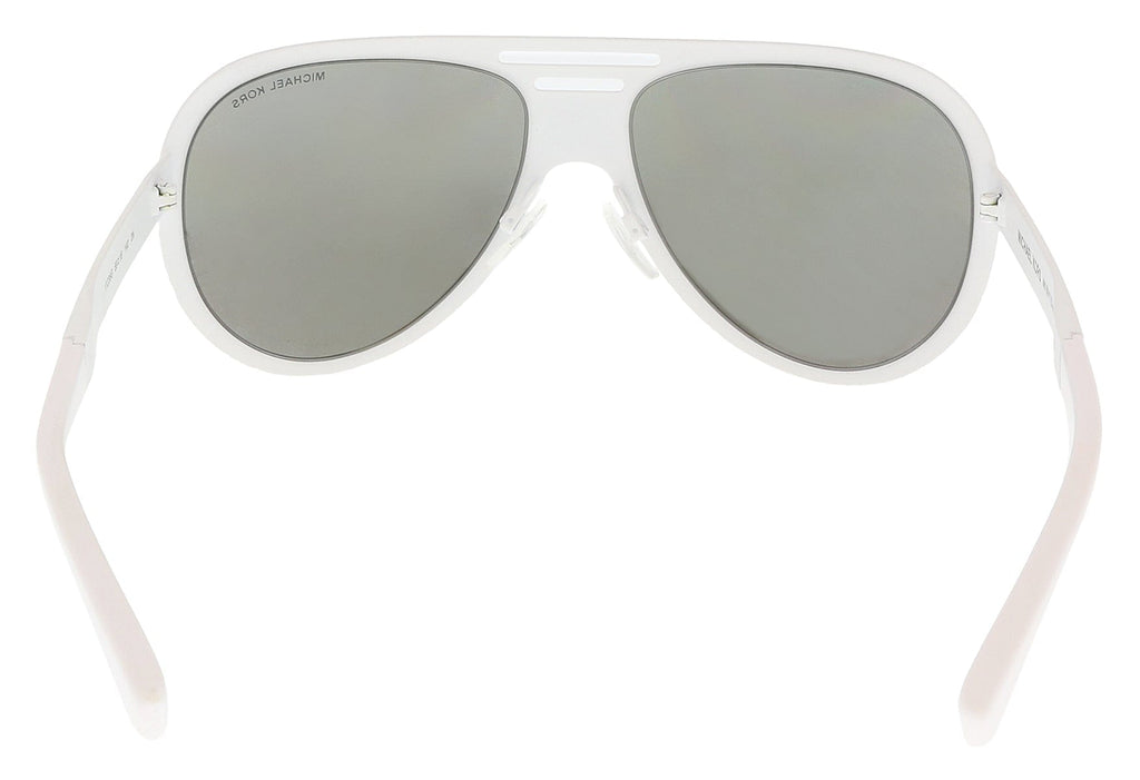 Michael Kors MK5011 11236G White Aviator Sunglasses