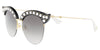 Gucci  Black/Gold Cat Eye Sunglasses