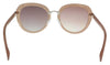 Jimmy Choo MORI/S 09FZ Nudepall Oval Sunglasses