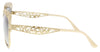 Dolce & Gabbana DG2164 4314 02/13 Gold Cat Eye Sunglasses