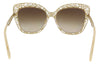 Dolce & Gabbana DG2164 4314 02/13 Gold Cat Eye Sunglasses