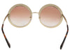 Dolce & Gabbana DG2179 129813 Pink Gold Round Sunglasses