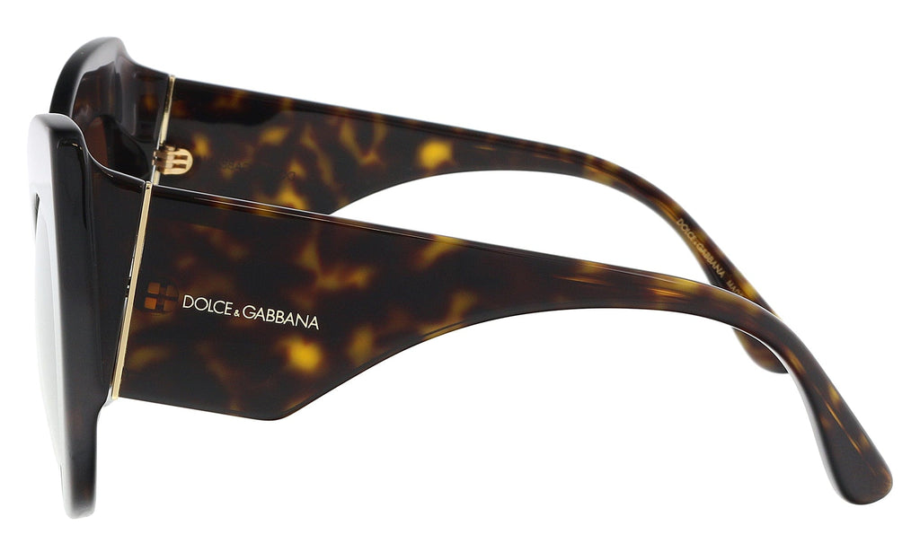Dolce & Gabbana DG4321 502/13 Havana Cat Eye Sunglasses
