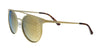 Michael Kors  Shiny Pale Gold Round Sunglasses