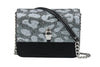 Roberto Cavalli Class  Milano Rmx 0 Black/Silver Medium Shoulder Bag