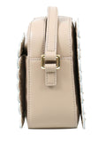 Roberto Cavalli Class GWLPEY 022 Leolace 002 Beige Small Shoulder Bag