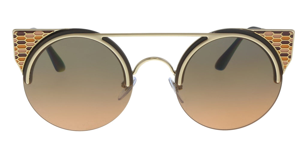 Bulgari BV6088 202218 Matte Pale Gold Cat eye Sunglasses