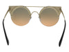 Bulgari BV6088 202218 Matte Pale Gold Cat eye Sunglasses