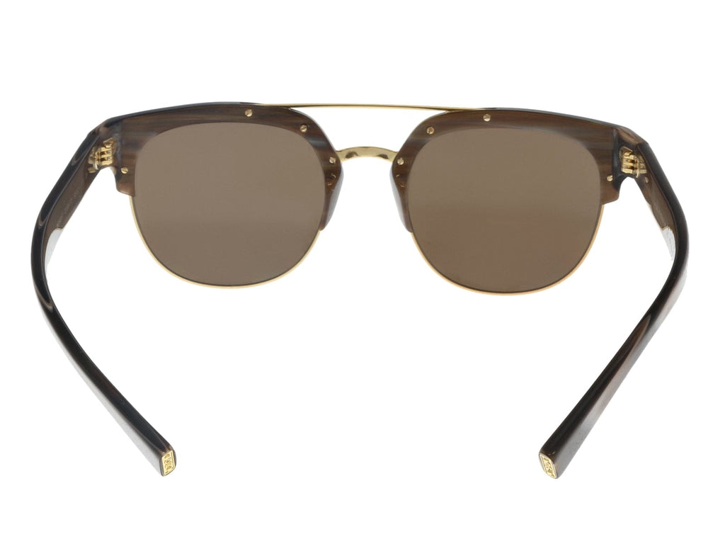 Dolce & Gabbana DG4317 31578G Black Gradient Square Sunglasses
