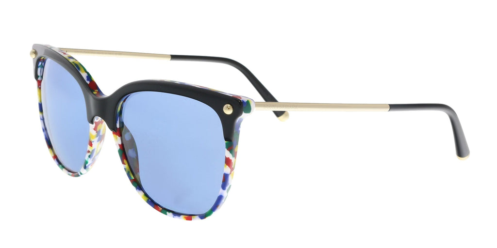 Dolce & Gabbana DG4333 318172 Black Square Sunglasses
