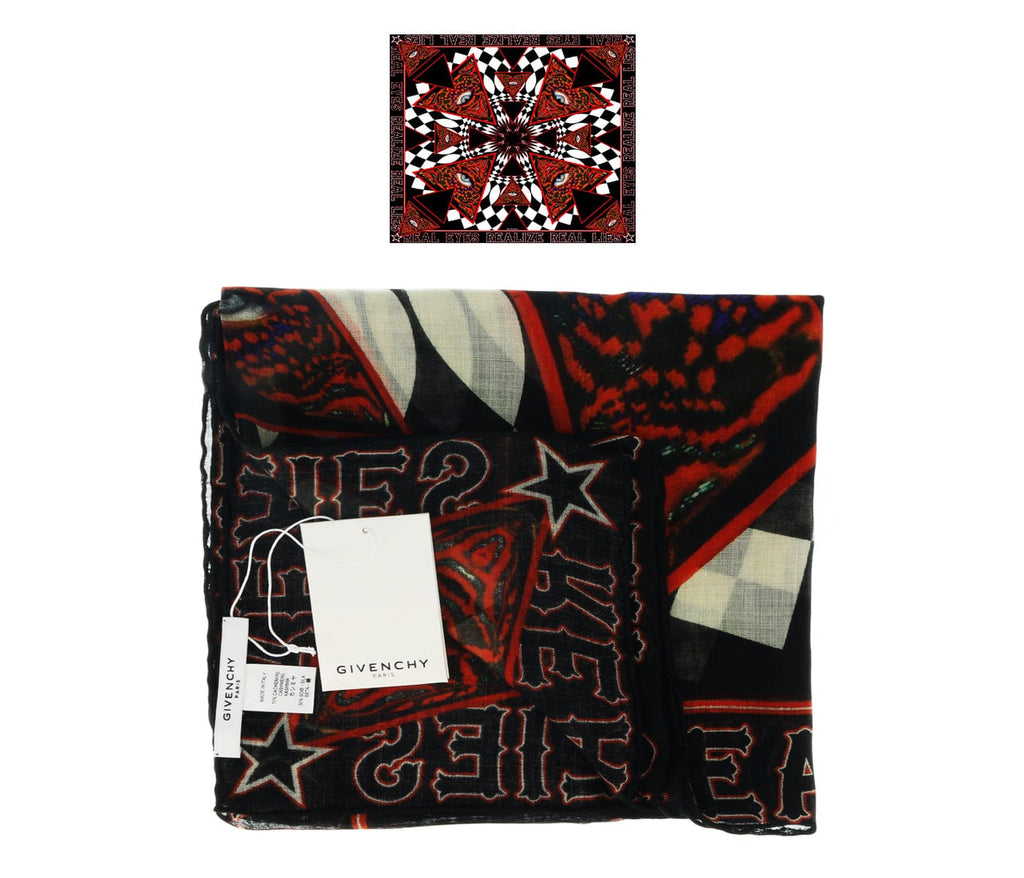 Givenchy 1212GV SD257 1 Black/ Red Scarf