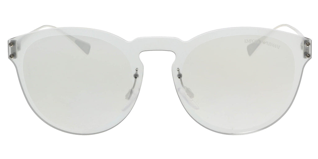 Emporio Armani  Silver Round Sunglasses