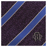 Roberto Cavalli ESZ038 03000 Purple Repp Tie