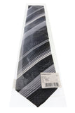 Roberto Cavalli ESZ039 05001 Grey Regimental Stripe Tie