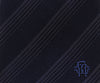 Roberto Cavalli ESZ043 04500 Navy Blue Regimental Stripe Tie
