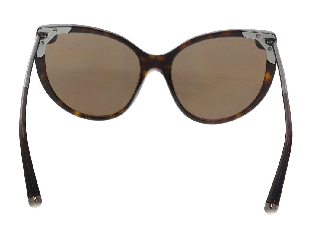 Dolce & Gabbana DG4337 502/73 Dark Havana Cat Eye Sunglasses