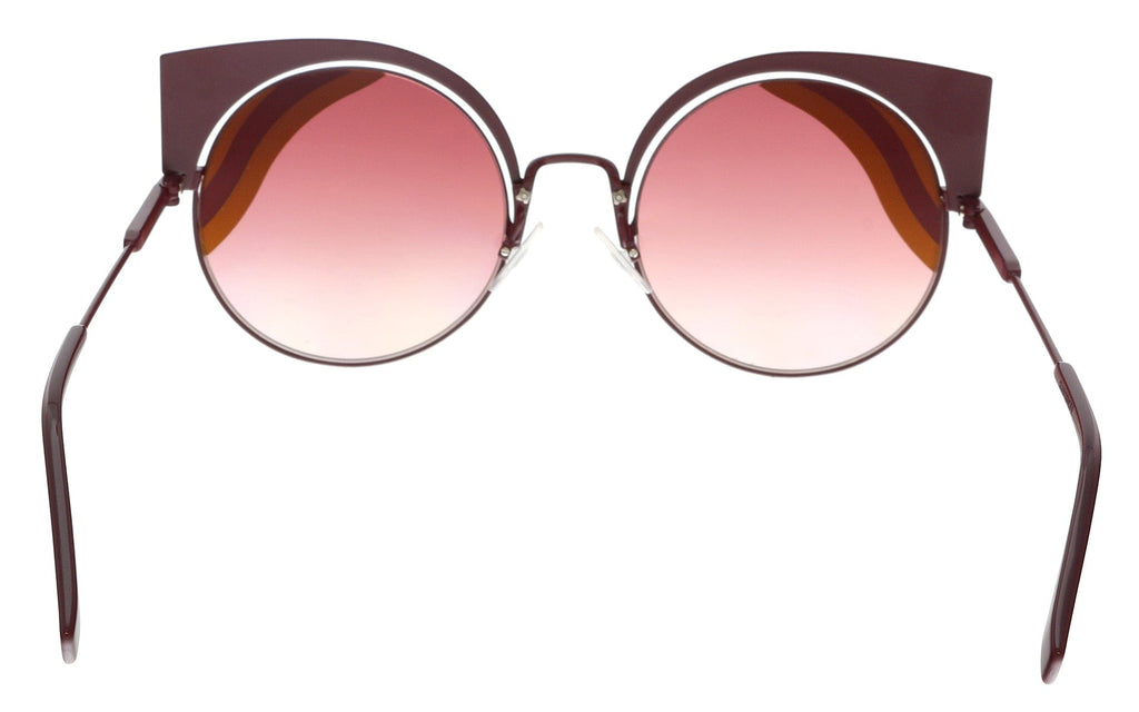 FENDI FF 0215/S  00L9- X4 Burgundy Cat eye Sunglasses