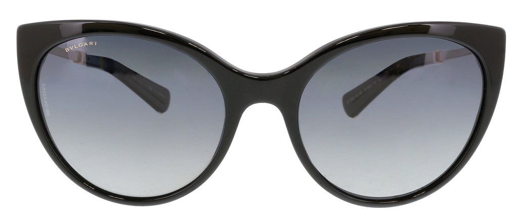 Bulgari BV8195KB 5195T3 Black Cat Eye Sunglasses