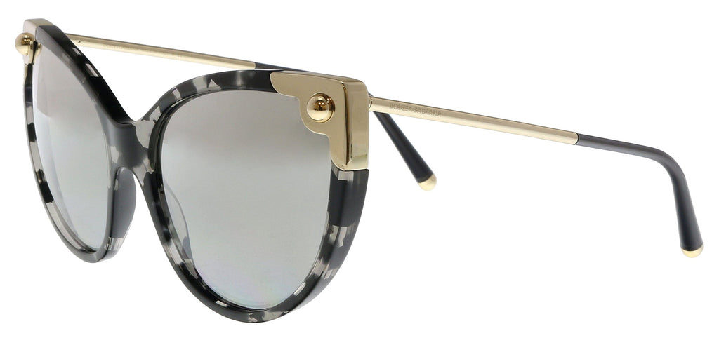 Dolce & Gabbana DG4337 31726V Havana Grey Cat Eye Sunglasses