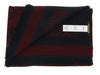 Roberto Cavalli ESZ053 02000 Red Wool Blend Logo Mens Scarf