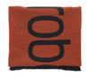 Roberto Cavalli ESZ061 01500 Orange Wool Blend Signature Mens Scarf