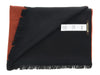 Roberto Cavalli ESZ061 01500 Orange Wool Blend Signature Mens Scarf