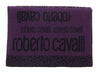 Roberto Cavalli ESZ068 03000 Purple Wool Blend Signature Mens Scarf