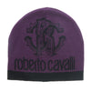 Roberto Cavalli   Purple Logo Beanie Hat