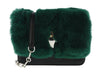 Roberto Cavalli HXLPG8 070 Green Shoulder Bag