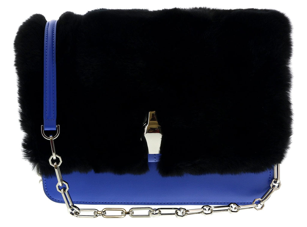 Roberto Cavalli HXLPG9 080 Blue Shoulder Bag