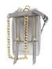 Roberto Cavalli HXLPE1 001 Grey Shoulder Bag