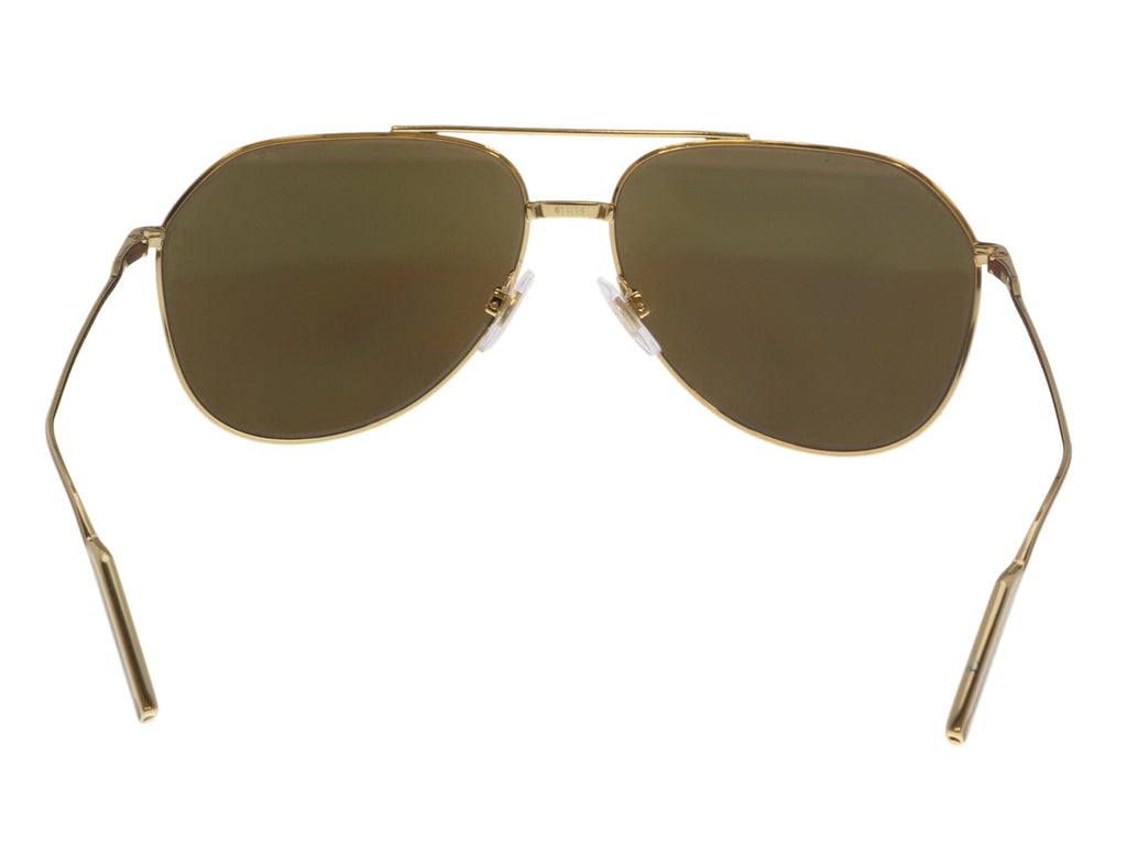 Dolce & Gabbana DG2166 K02/F9 Gold Aviator Sunglasses