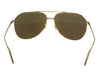 Dolce & Gabbana DG2166 K02/F9 Gold Aviator Sunglasses