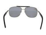 Bulgari BV5040K 200781 Matte Silver Rectangular Sunglasses