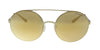 Michael Kors MK1027 11937P Gold Round Sunglasses