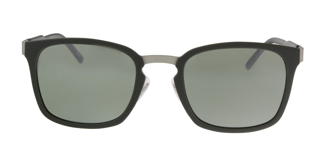 Montblanc MB591S-F 97Q Dark Olive Rectangular Sunglasses