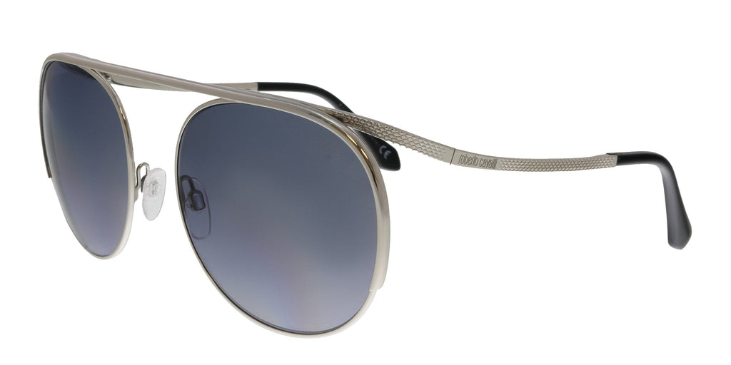 Roberto Cavalli  Light Silver Round Sunglasses