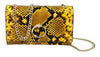 Roberto Cavalli HXLPDL 030 Yellow Shoulder Bag