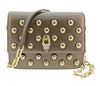 Roberto Cavalli HXLPGW 102 Bronze Studded Medium Shoulder Bag