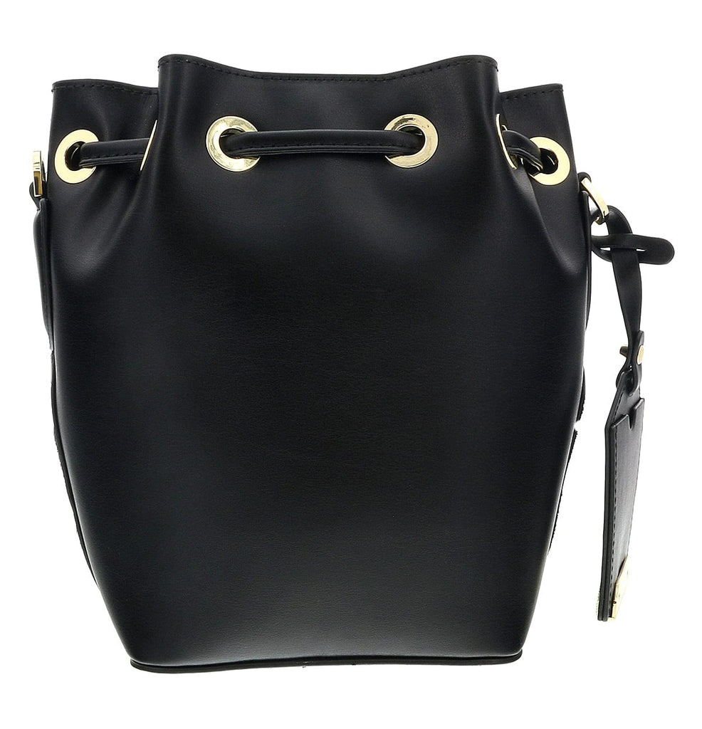 Roberto Cavalli HXLPHI 999 Black/Olive Bucket Bag