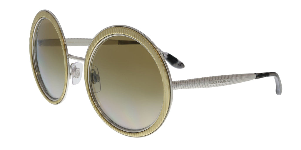 Dolce & Gabbana  Gold Round Sunglasses