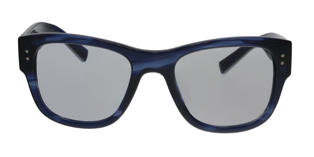 Dolce & Gabbana DG4338 3065M3 Midnight Blue Square Sunglasses