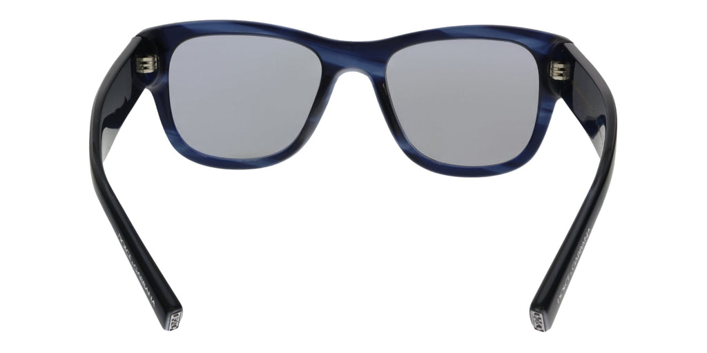Dolce & Gabbana DG4338 3065M3 Midnight Blue Square Sunglasses